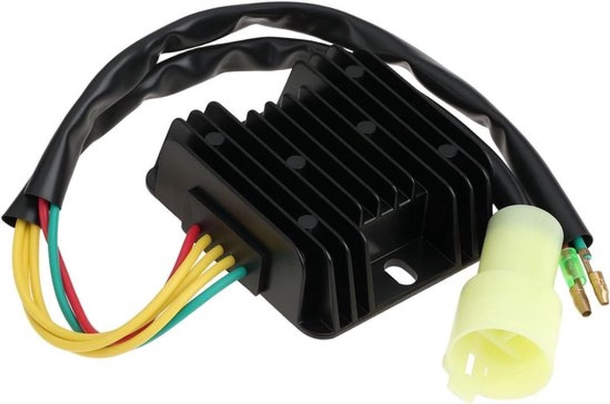 Gelijkrichter Regelaar - Compatibel met Honda - ATV TRX300 FW FOURTRAX 300 4X4 - 1993-2000 - Voltage Regelaar - Geschikt voor Quad - Zwart