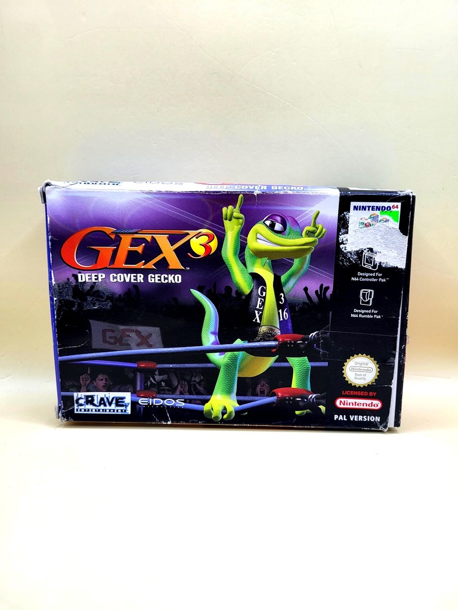 Gex 3 Deep Cover Gecko - Nintendo 64 [N64] Game PAL
