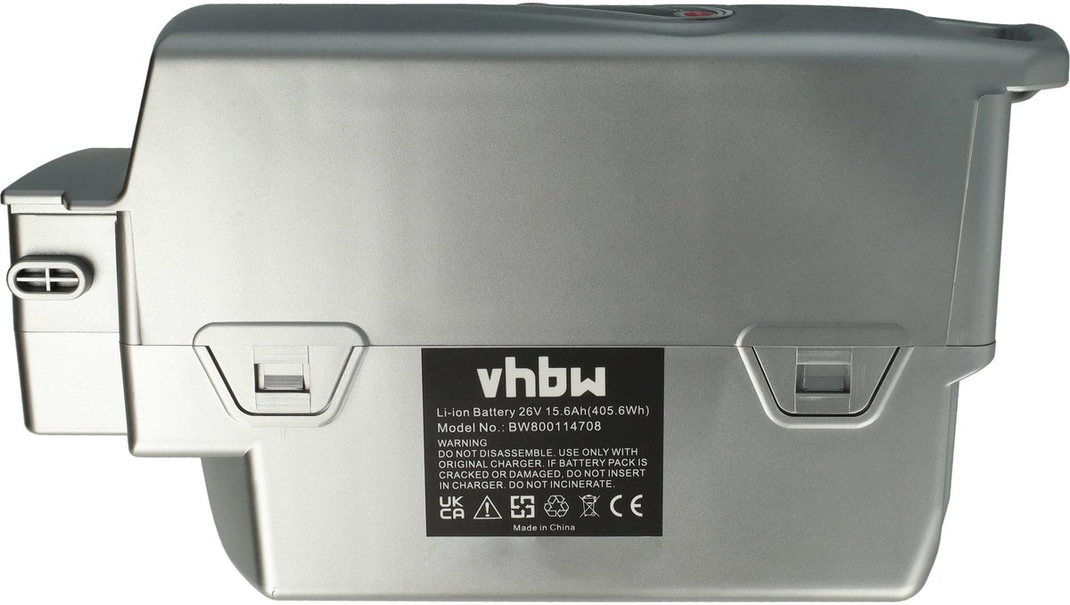 vhbw-accu compatibel met Kalkhoff Tasman Tour C, City M, City F, City C e-bike (15,6 Ah, 25,2 V, Li-ion) - zilver