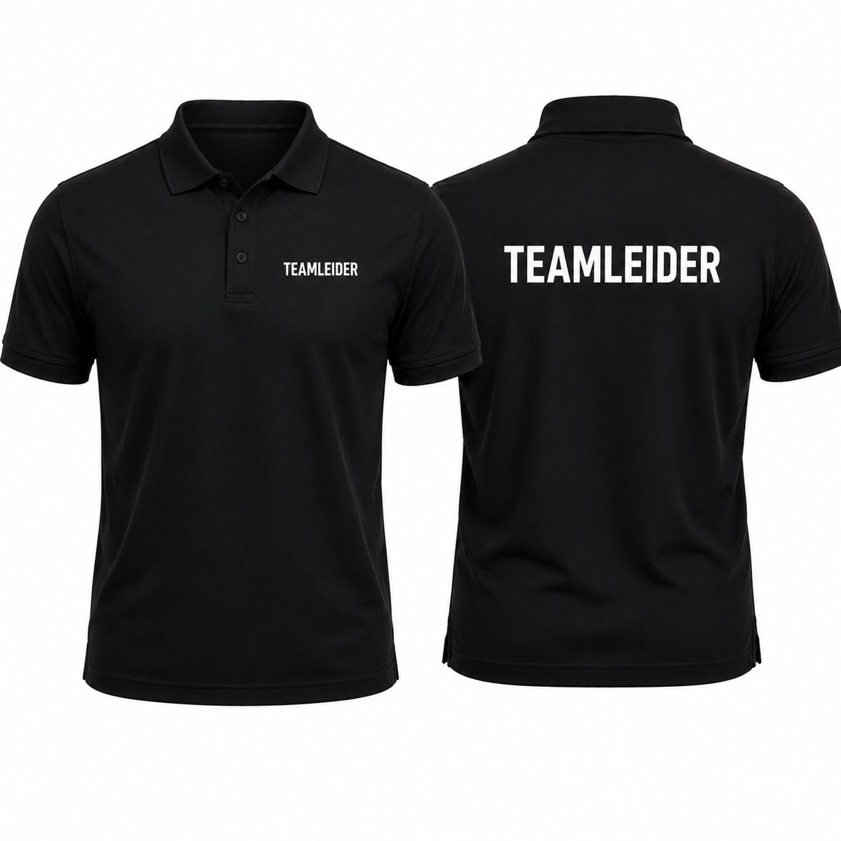 Polo met Teamleider opdruk - 100% katoen - 180 g/m² - Maat M