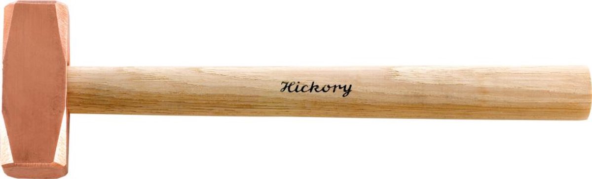 Koperen hamer 250g m.Hickoryst.Haso