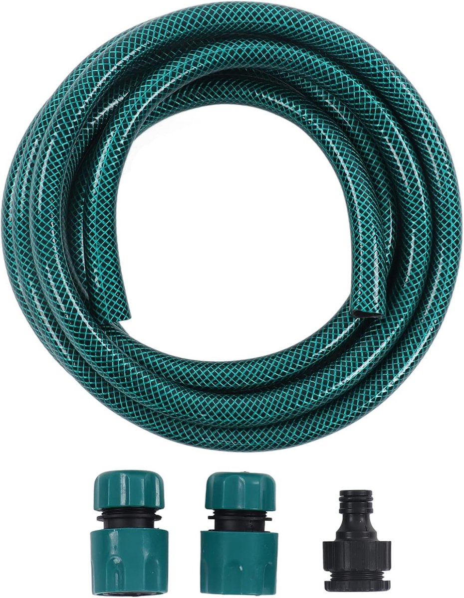 Tuinslang - Groen - 3 meter - Flexibele Irrigatieslang van PVC - Voor Tuin en Auto