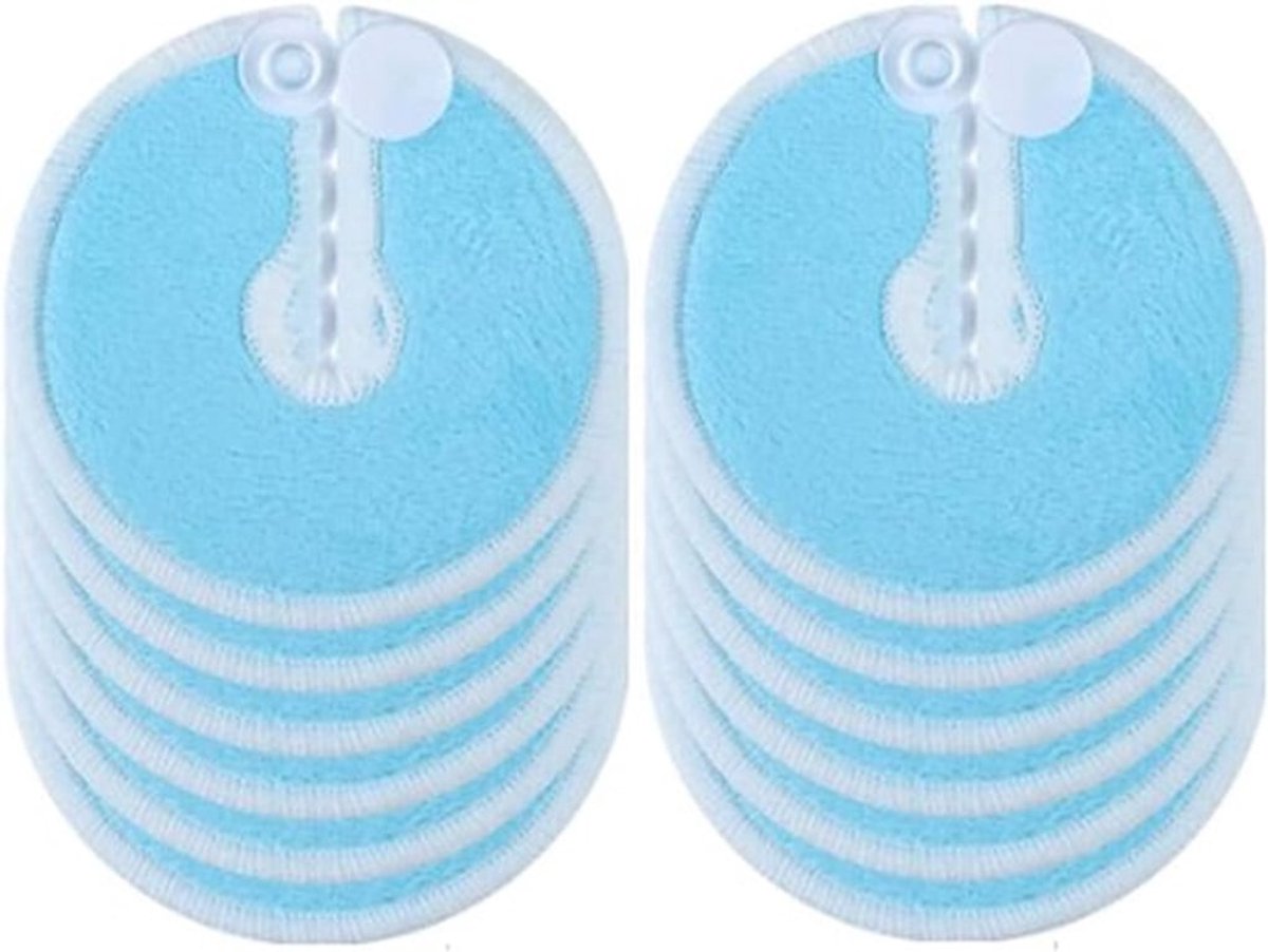 12 stuks G Tube Pad Houder Herbruikbare Voedingsslang Benodigdheden Voor Voedingsondersteuning - Buik G Tube Knop Deksel - Borstvoeding Zorg (Blauw)