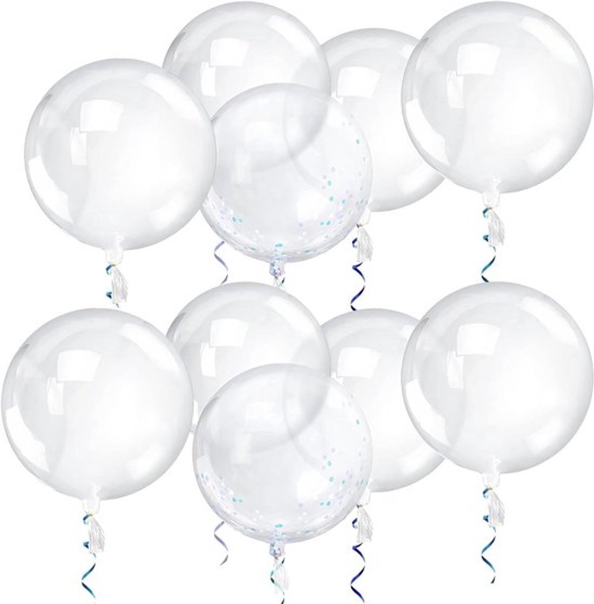10 stuks Transparante Ballonnen 60 cm Helium Transparante Grote Ballon voor Feest Bruiloft Verjaardag Doopviering