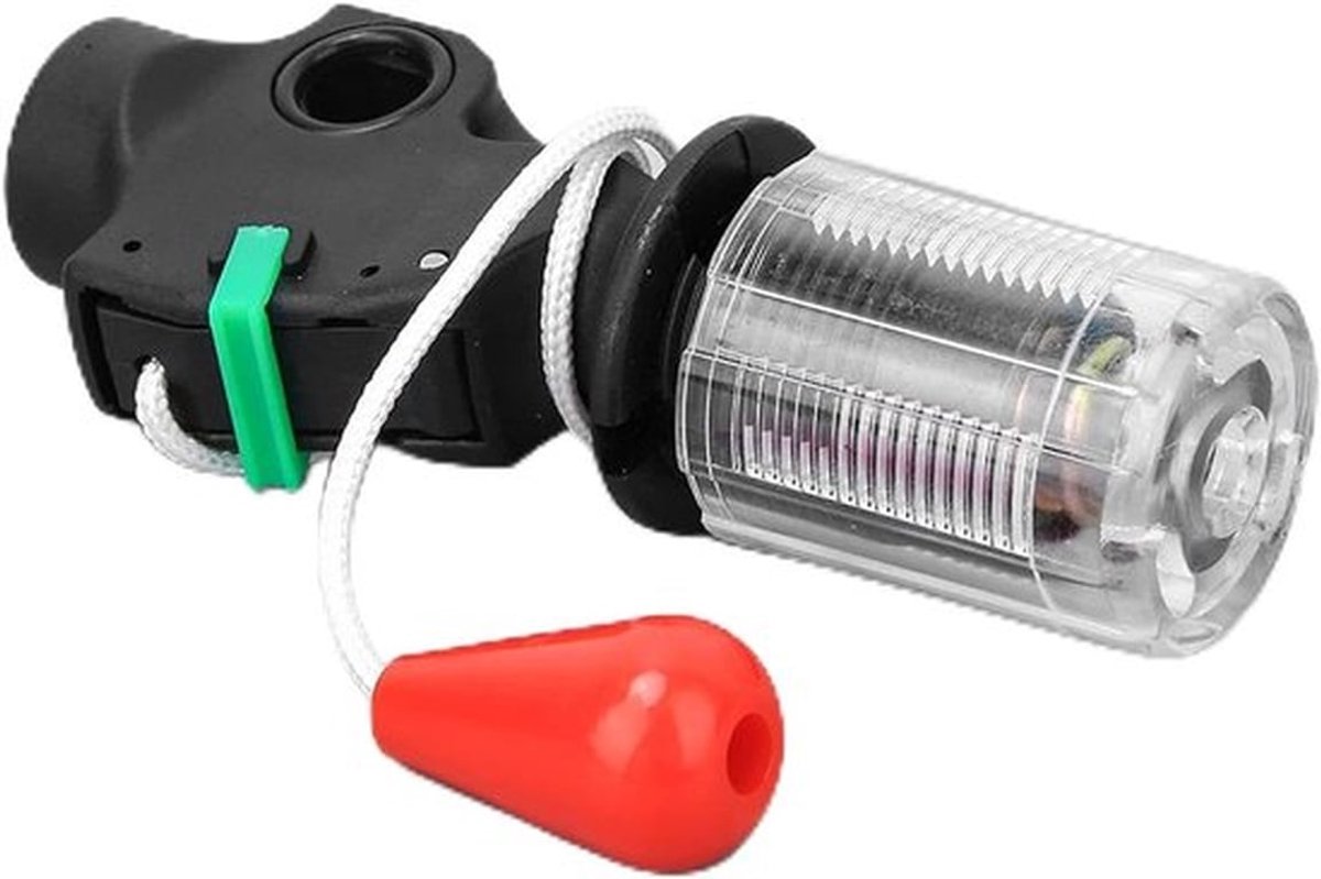 Draagbare Automatische Opblaaspomp - Met Pillenaccessoires Voor Levensvest - Automatisch Opblaasbare Reddingsvesten