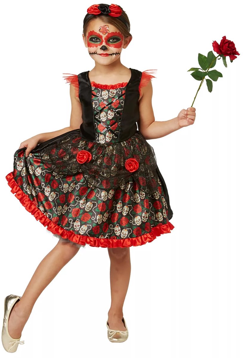 Dia de los Muertos jurk voor meisjes