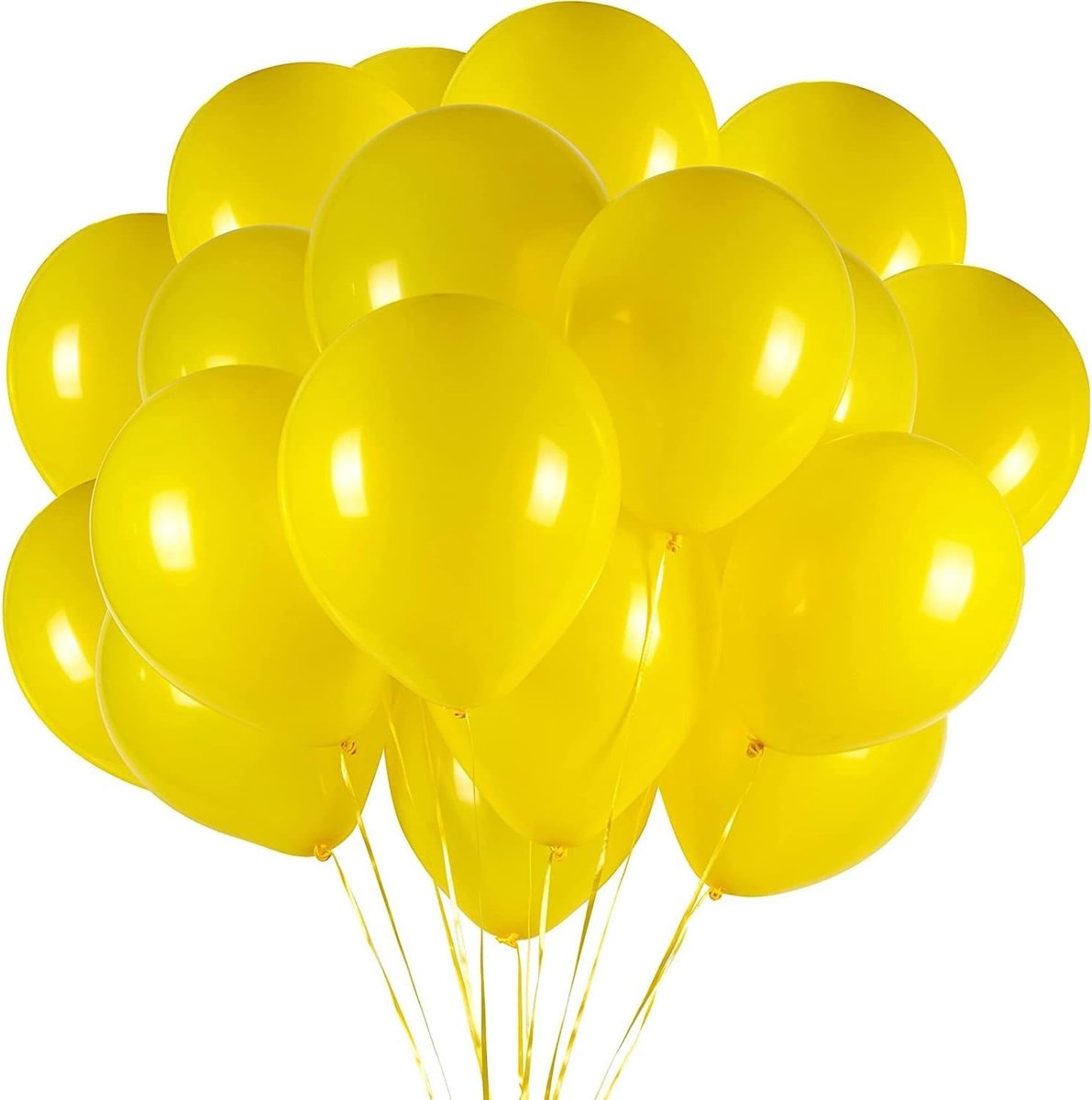 Gele Ballonnen - 30 cm - Premium Latex Ballonnen voor Helium - Voor Feestdecoratie