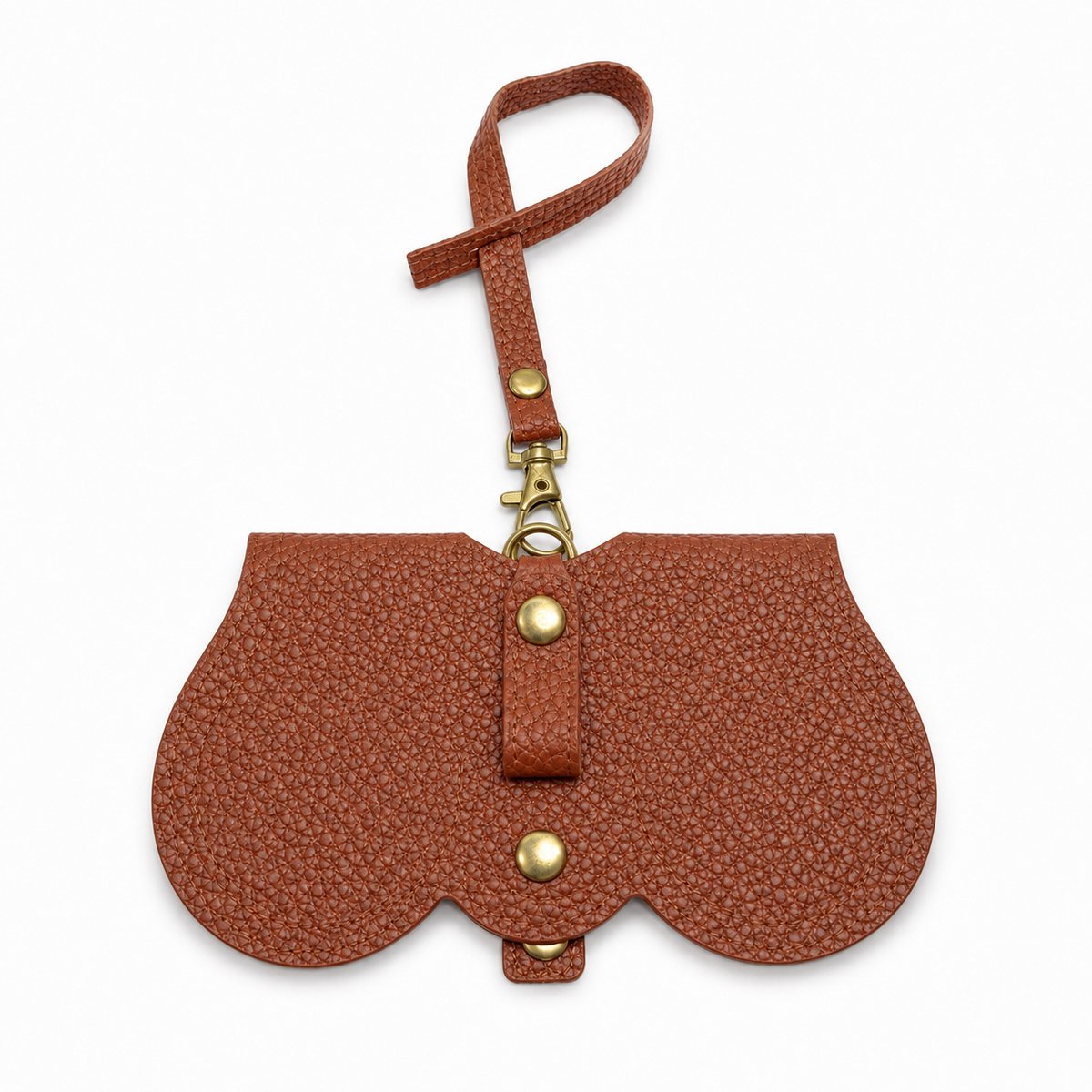 Consumerce® Brillenhoesje Dames - Zachte Brillenkoker - Bruin