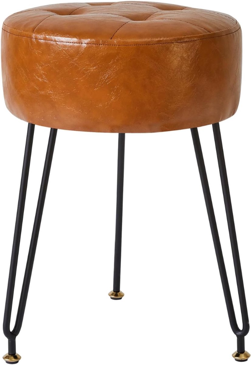 AHD® Kaptafel Stoel - Stoel - Kruk - Lichtbruin - 30cm x 30cm x 46cm