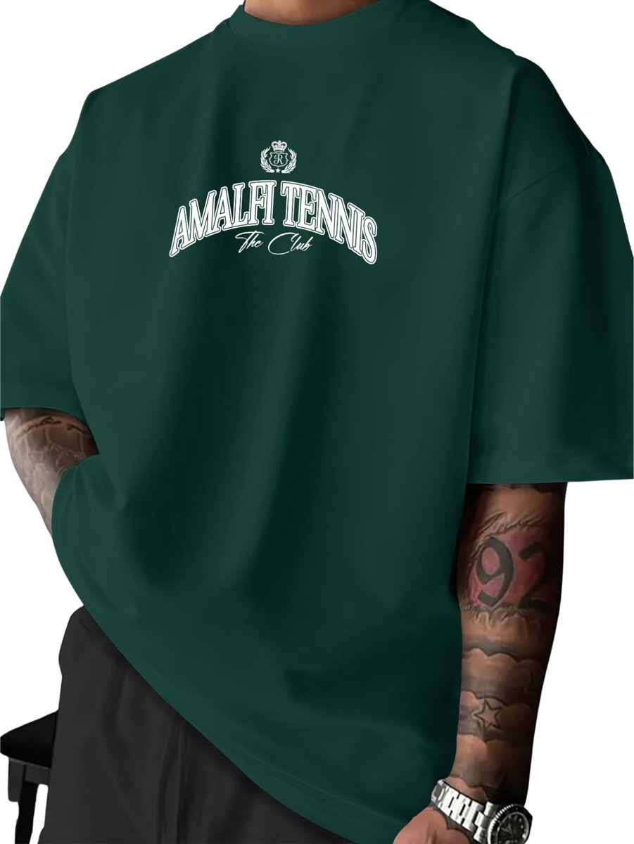 Currero T-Shirt Heren Shirt Zomerkleding T Shirt Mode Old Money Polo Mannen Kleding Volwassenen Donkergroen