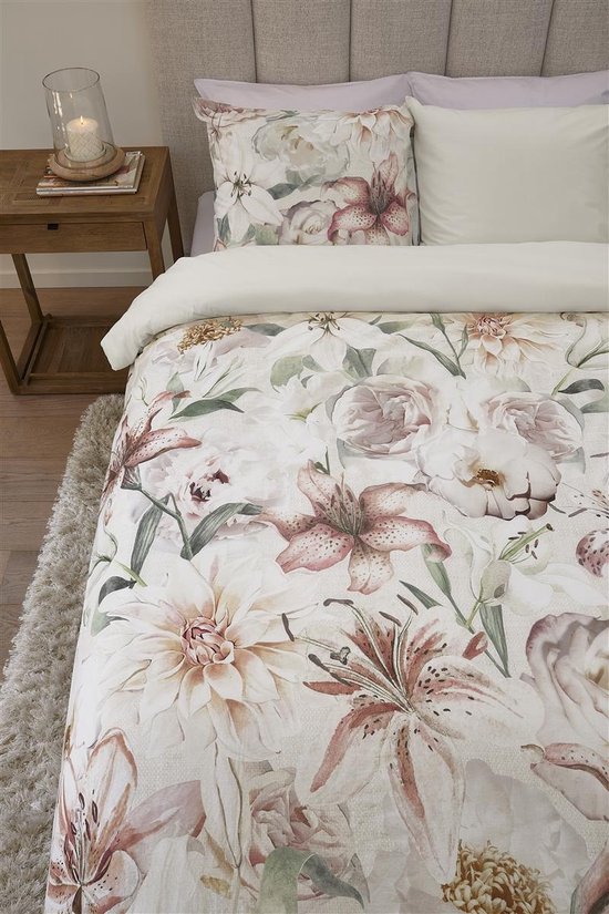 Riviera Maison Lily Love dekbedovertrek - Lits-Jumeaux - 240x200/220 - Roze van Merkloos — afbeelding 3