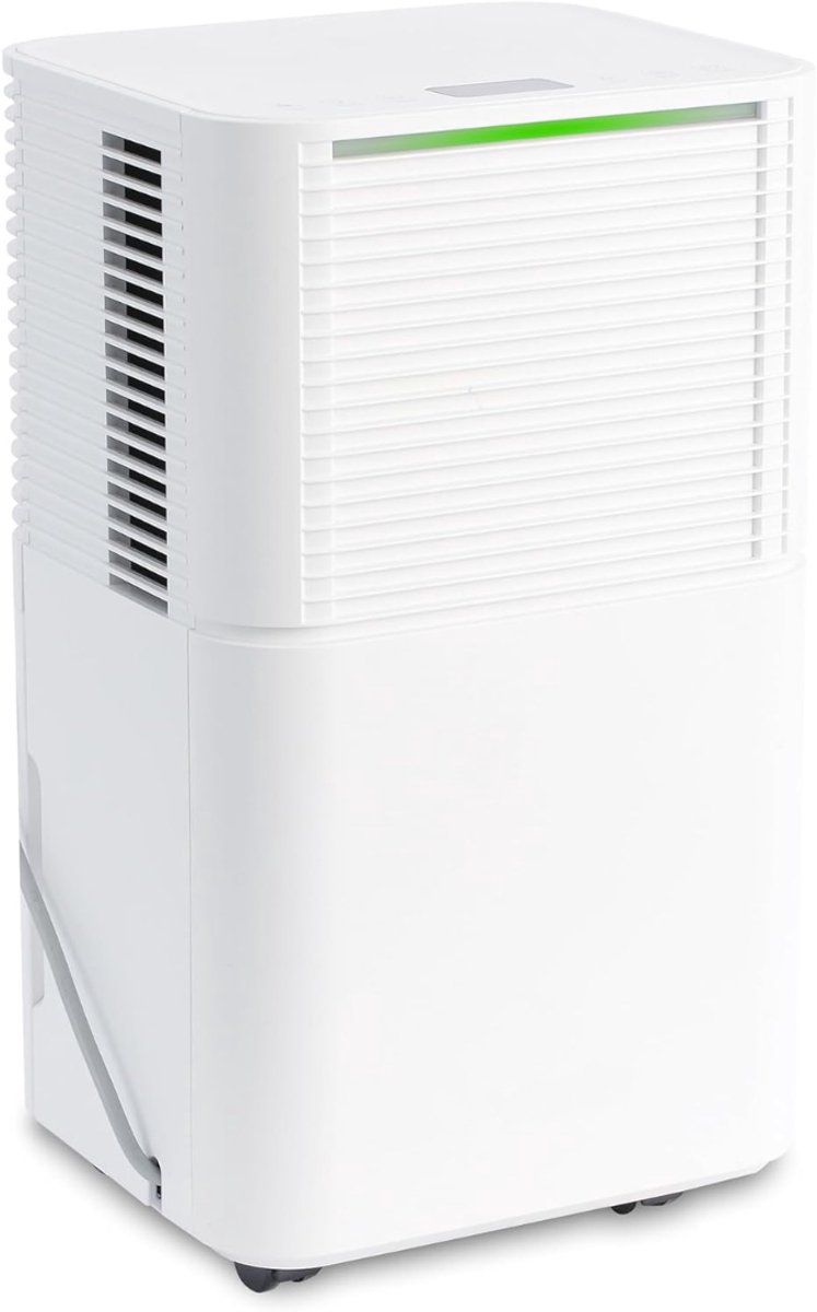 KIRA®Luchtreiniger - Bestrijd Vocht, Schimmel & Allergieën - Luchtontvochtiger en Luchtreiniger - Wit - 25cm x 30cm x 50cm