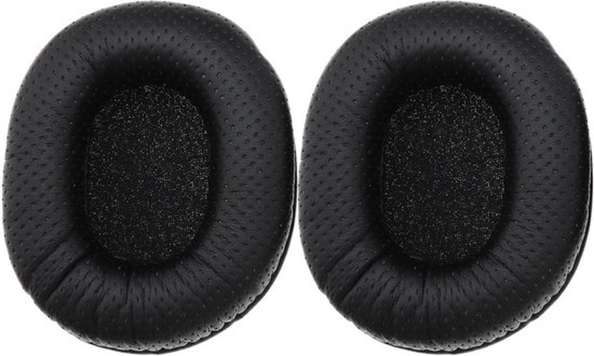 - Oorkussens Vervanging - Compatibel - Sony MDR 7506 MDR V6 MDR CD900ST - Foam Oorkussen - Oortelefoon - Pads - Hoofdtelefoon Accessoires - Zwart - Lederen.
