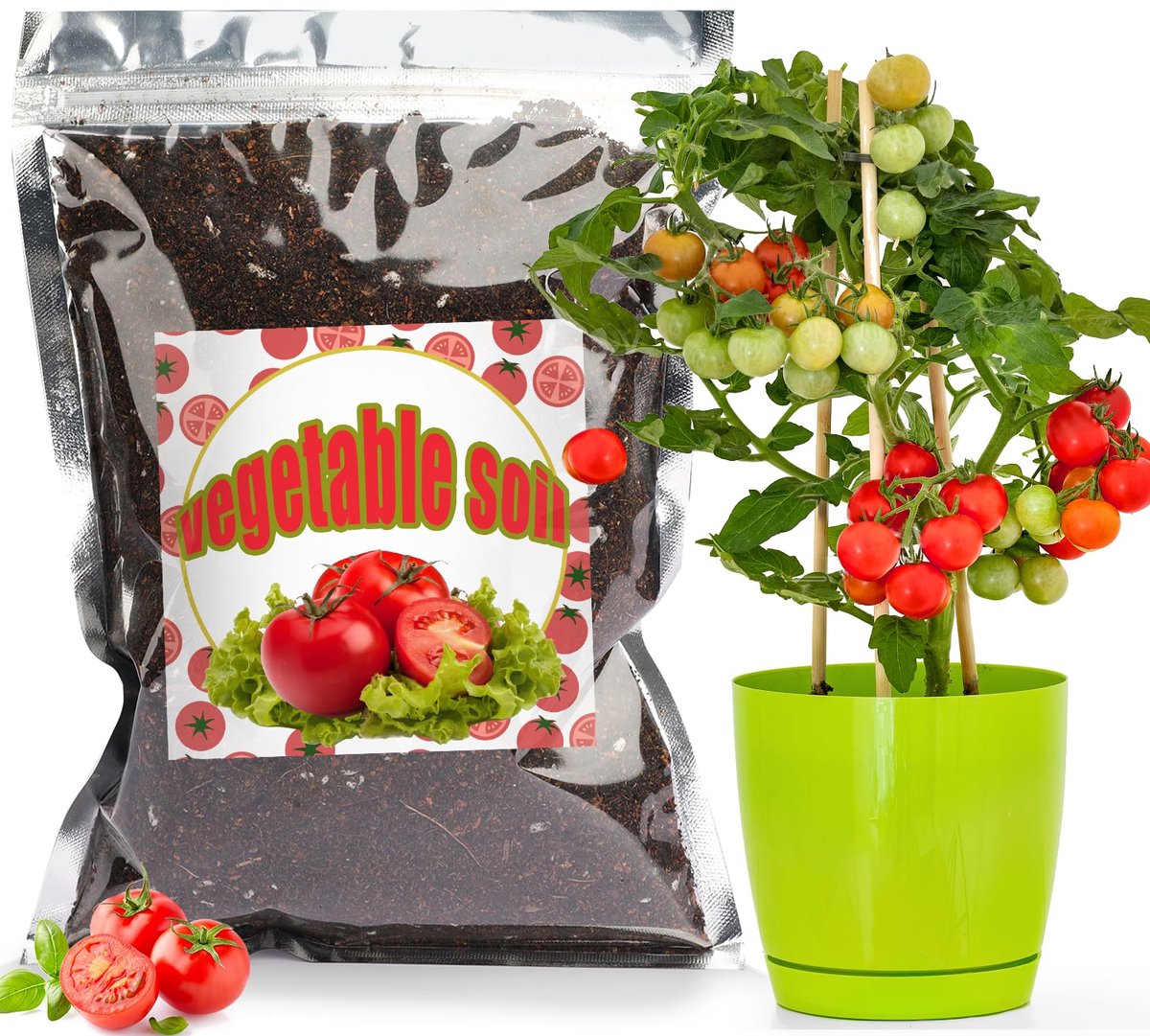 Potgrond voor Groenten 1L, Geschikt voor Tomaten, Sla en Paprika