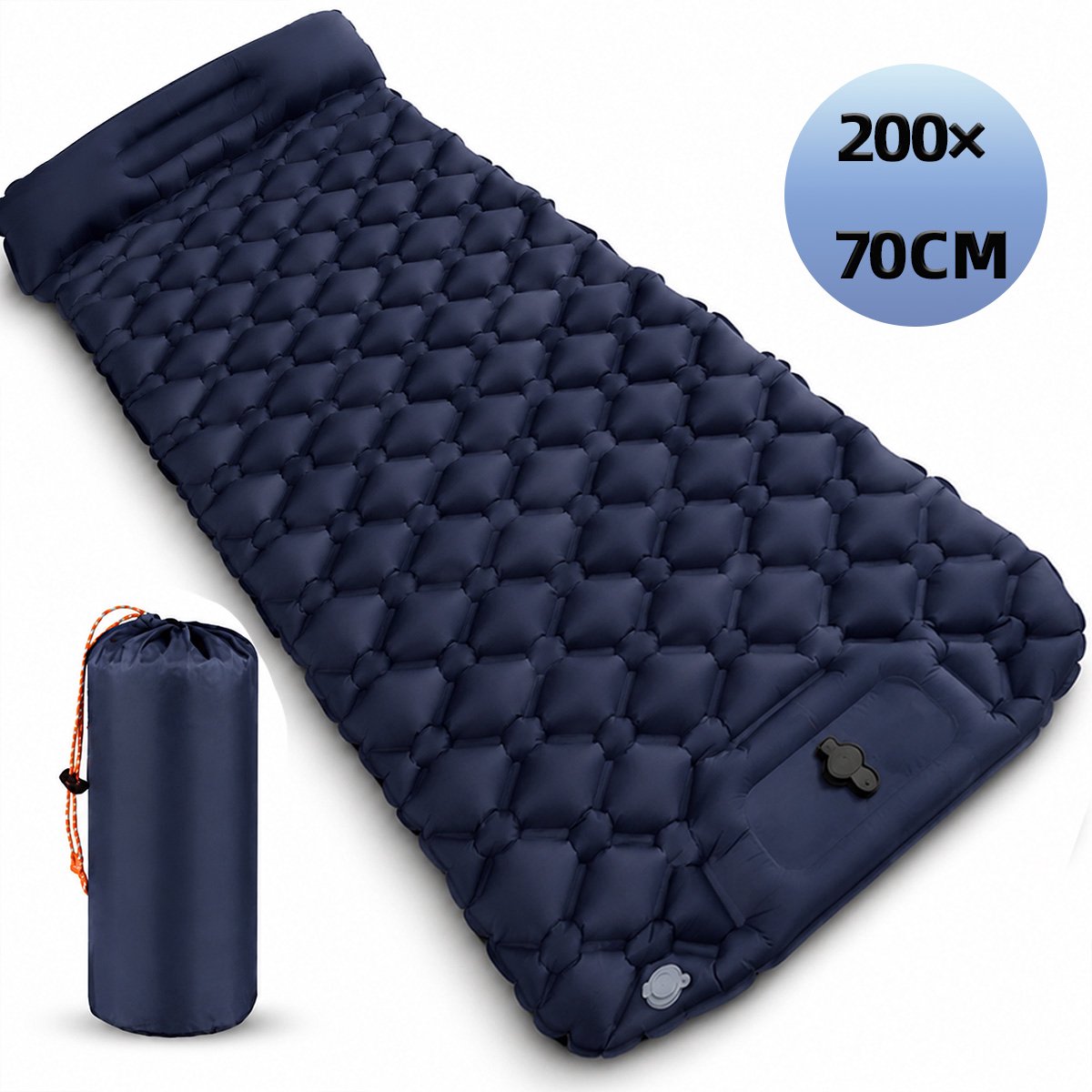 Slaapmat Verdikt en verbreed - slaapmatje zelfopblazend - Extra groot formaat - Outdoor Slaapmat 1 Persoons - Camping matras - Slaapmatje - Lichtgewicht & Compact - Scheurbestendig