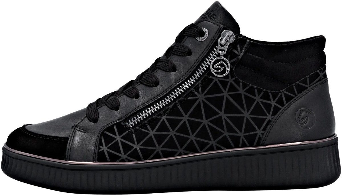 Remonte D2E70-00 halfhoge sneakers rits en veters uitneembare zool soft maat 42