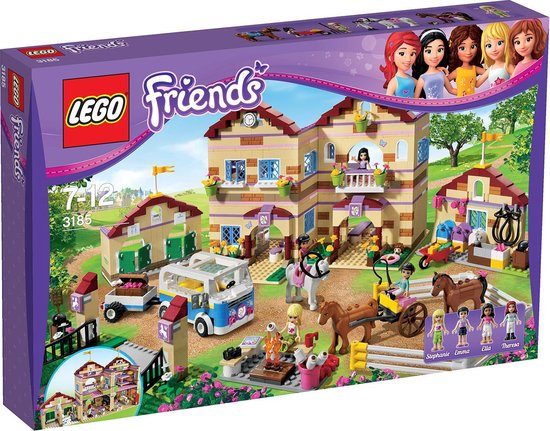 LEGO Friends Le camp de chevaux - 3185 | bol.com