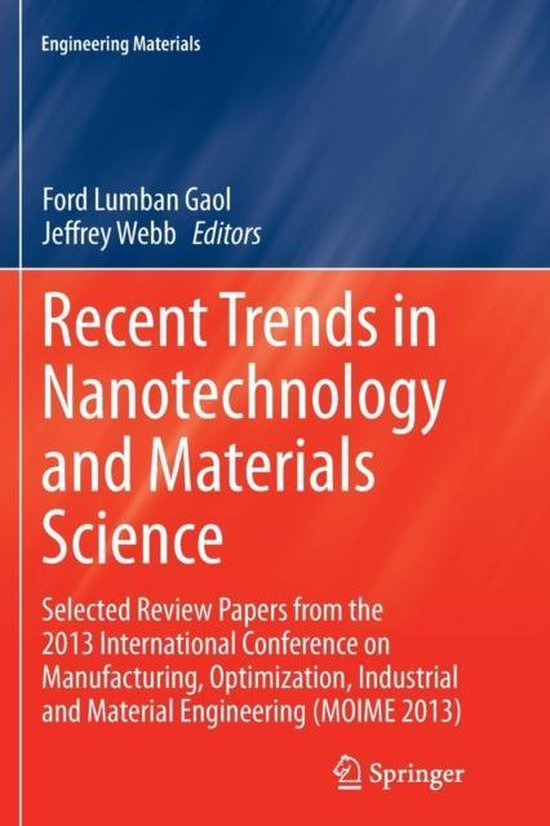 Recent Trends in Nanotechnology and Materials Science - cover