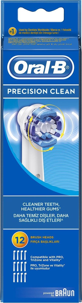 Oral-B Precision Clean Power Opzetborstels 3x4 Stuks