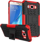Kickstand Hoesje Samsung Galaxy J5 (2016) - Rood