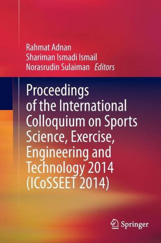 Proceedings of the International Colloquium on Sports Scienc ... - cover