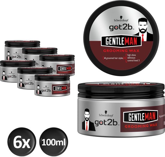 Got2B Gentleman Grooming Wax 6x | bol.com