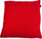 In The Mood Koffieboon - Sierkussen - Rood - 50x50 cm