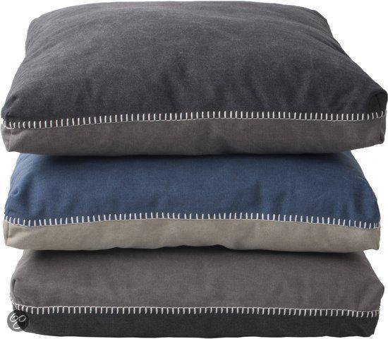 Zuiver Vintage Pillow Feston - Sierkussen - 55x55 cm - Blauw/Groen | bol.com