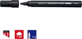 10x Quantore Permanent Marker zwart 1-1.5mm