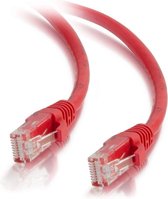 C2G 1,5m Cat5e Booted Unshielded (UTP) netwerkpatchkabel - rood