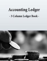Accounting Ledger - 3 Column Ledger Book -