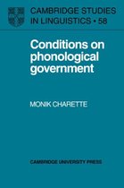 Cambridge Studies in LinguisticsSeries Number 58- Conditions on Phonological Government