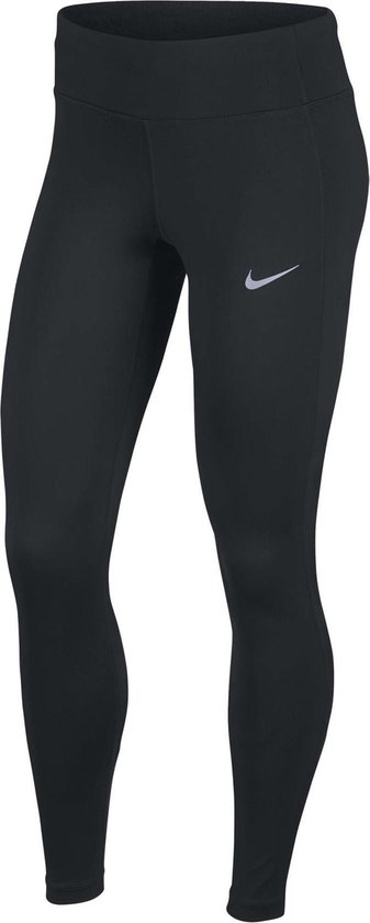 Nike Racer Tight Sportlegging Dames - Black/Black/(Reflective Silv) |  bol.com