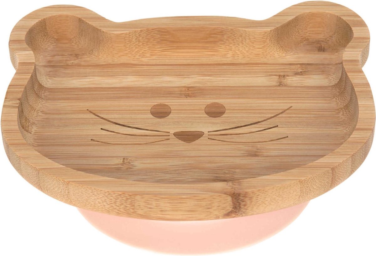 Goedkoopste Lässig 4Babies & Kids Bord bamboo/hout met zuignap silicone little chums mouse