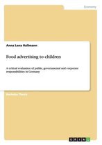 Food advertising to children