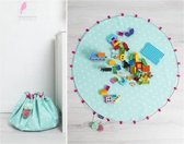 FUJL - Opbergzak - Speelkleed - Speelgoedzak - Speelmat - Ø100cm - Mint