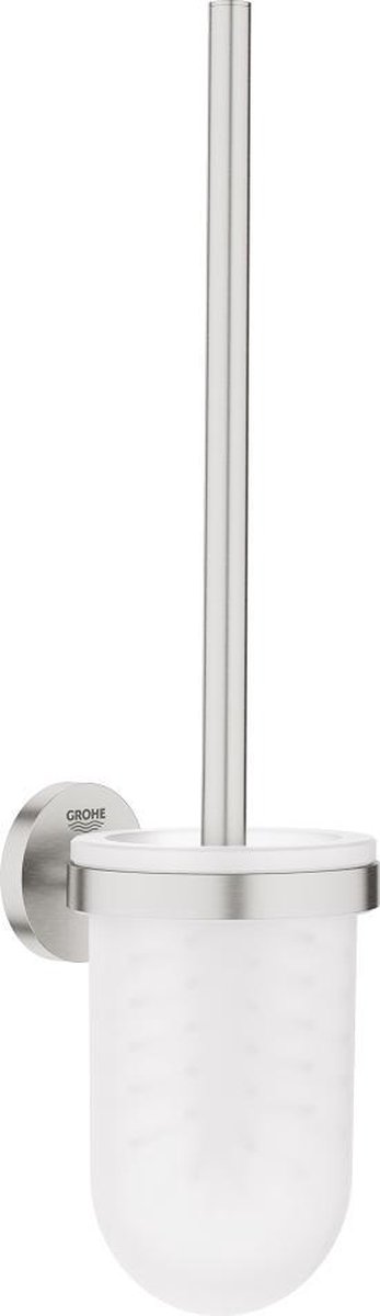 Sluiting charme welvaart GROHE Essentials Toiletborstelset (wandmodel) - Supersteel (rvs) | bol.com