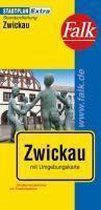 Falk Stadtplan Extra Standardfaltung Zwickau