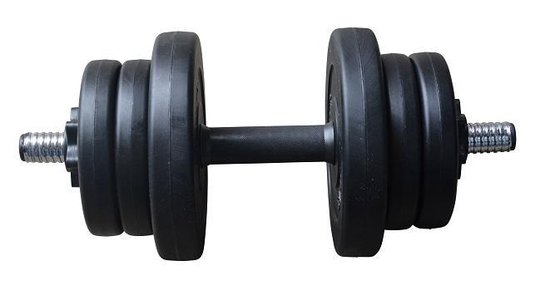 RS Sports Dumbellset – Halterset kunststof – Totaal 10 kg – zwart | bol.com