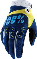100% Airmatic fietshandschoenen geel/blauw Maat L