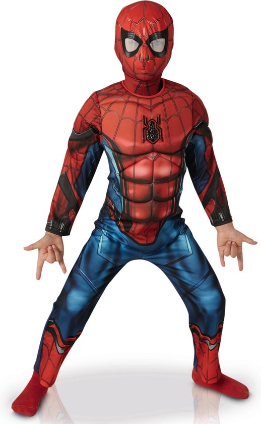 Spiderman™ Homecoming deluxe kostuum kinderen - - Maat 128/140 (L) | bol.com