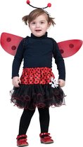 Mini lieveheersbeestjes set voor baby's - verkleedkleding - Maat 98