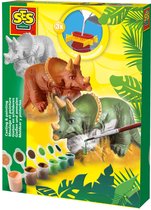 SES Gips gieten Dino Triceratops