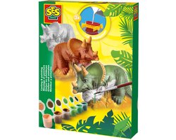 SES Creative gips gieten — Dino Triceratops