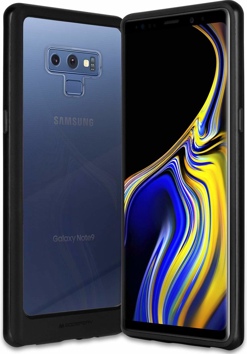 Samsung Galaxy A8 (2018) bumper - Goospery Hybrid TPU Cover - Zwart