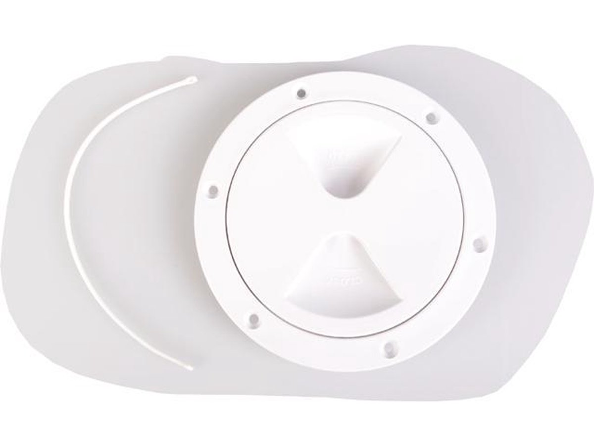 INSPECTIELUIK WIT 10,16 CM