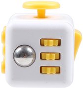 Fidget Cube - Wit/Geel