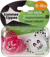 Tommee  Tippee - Fun Style Fopspenen - 6-18m - 2 stuks