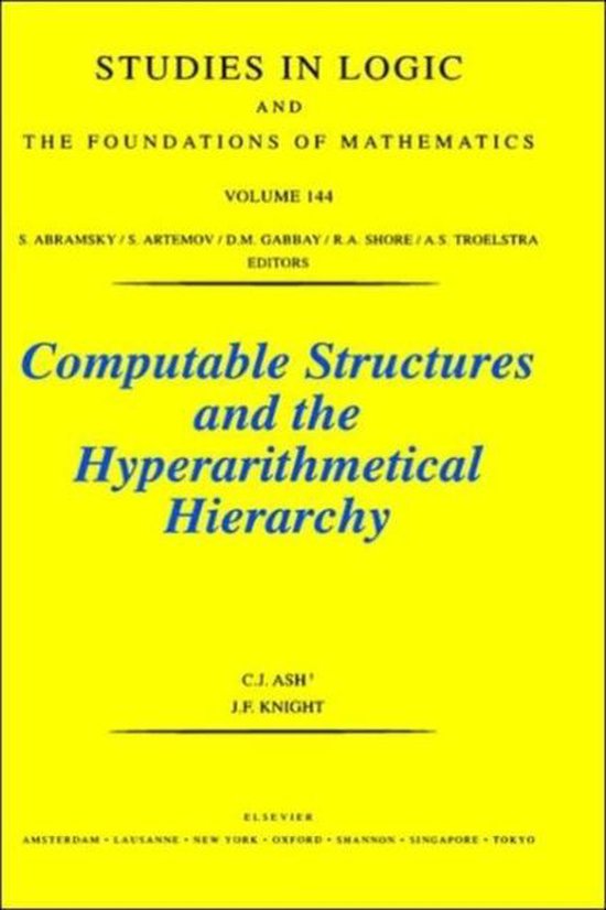 Computable Structures and the Hyperarithmetical Hierarchy - cover