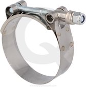 QSP RVS slangklem T-bout 85 - 93 mm (1stuk)